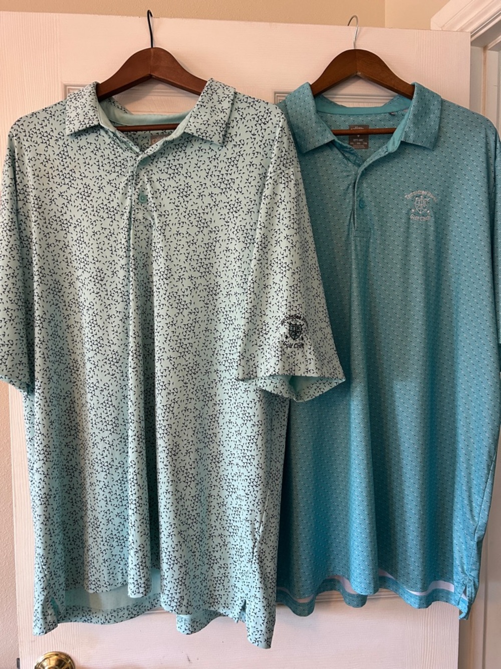 Callaway Men's Light Teal Short-Sleeve Polo Shirt - Breathable Casual Golf Style